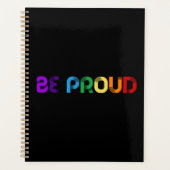 Wees trots op LGBT Gay Pride Planner (Voorkant)
