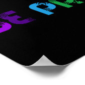 Wees trots op LGBT Gay Pride Poster (Hoek)