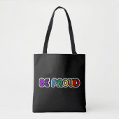 Wees trots op LGBT Gay Pride Tote Bag (Voorkant)