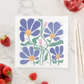 Wees trots op uw vooruitgang - Boho Floral Servet (Insitu)