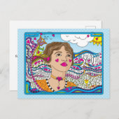 Wees trots op wie je bent_ briefkaart (Voorkant / Achterkant)