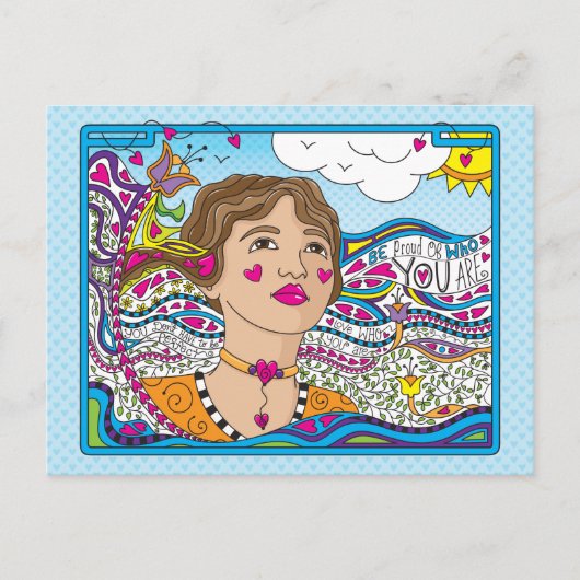 Wees trots op wie je bent_ briefkaart (Voorkant)