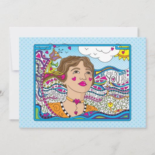 Wees trots op wie je bent_Flat Card 7x5" (Voorkant)