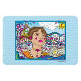 Wees trots op wie je bent_Flex Magnet 6"x4" Magneet