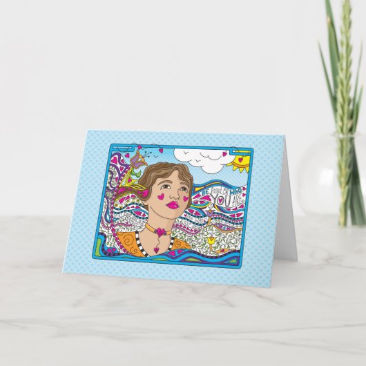 Wees trots op wie je bent_Greeting Kaart (Voorkant)