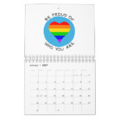 Wees trots op wie je LGBT bent Kalender (Jan 2027)