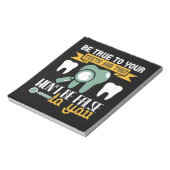 Wees trouw aan je tanden en ze notitieblok (Linkerzijde)