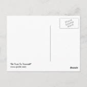 Wees trouw aan jezelf - Briefkaart (Achterkant)