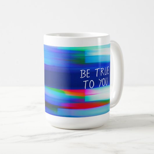 wees trouw aan jou mok 2 van Jo Afbeeldingen (Voorkant rechts)