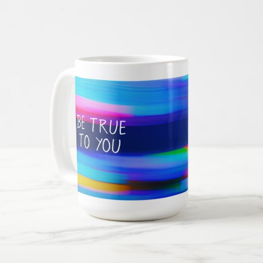 wees trouw aan jou mok 2 van Jo Afbeeldingen (Voorkant links)