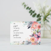 Wees trouw briefkaart (Staand voorkant)