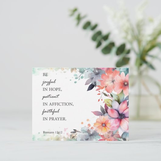 Wees trouw briefkaart (Staand voorkant)