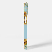 Wees Turquoise Sunflower Bee Case-Mate iPhone Case (Achterkant / Rechts)