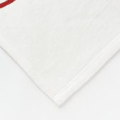 "Wees u" Koel Motivatie vlootsbank Fleece Deken (Hoek)