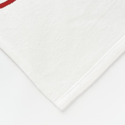 "Wees u" Koel Motivatie vlootsbank Fleece Deken (Hoek)