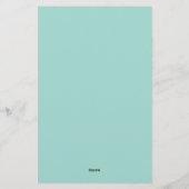 Wees u mooi, kleurrijk, met heldere groen briefpapier (Achterkant)