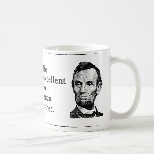 Wees uitmuntend voor elkaar koffiemok (Rechts)