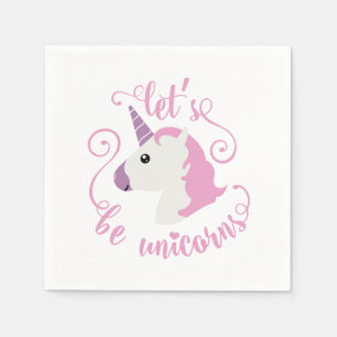 Wees Unicorns (emoji) Servetten