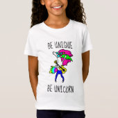 Wees uniek als Unicorn Girls' Fine Jersey T-Shirt (Voorkant)