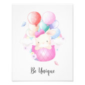 Wees uniek Dierenkwekerij Wall Art Foto Afdruk (Voorkant)