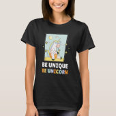 Wees uniek Wees eenhoorn 2 T-shirt (Voorkant)