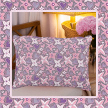 Wees uniek Wees jezelf patroon in roze/Paarse