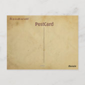 Wees up-to-date en vermijd! briefkaart (Achterkant)