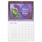 Wees uw beste zelfpositieve agenda kalender (Jan 2026)