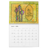 Wees uw beste zelfpositieve agenda kalender (Mar 2026)