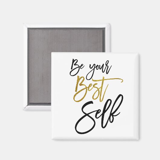 Wees uw beste zelfpositieve offerte voor zwart gou magneet (Voorkant / Achterkant)