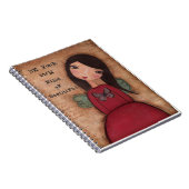 Wees uw eigen mooie laptopkaart notitieboek (Rechterzijde)