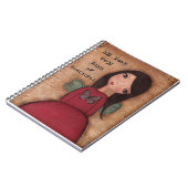 Wees uw eigen mooie laptopkaart notitieboek (Linkerzijde)