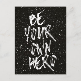 Wees uw eigen offerte voor Hero (zwart) Briefkaart