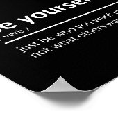 Wees uw eigen prijsopgave poster (Hoek)