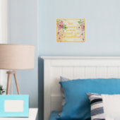 Wees uw eigen soort mooi Quote Gold Folie Afdrukken (Insitu (Slaapkamer))