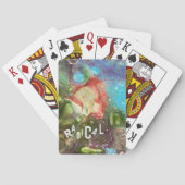 Wees vaag - wees RADICAL! Tote bag Pokerkaarten (Achterkant)