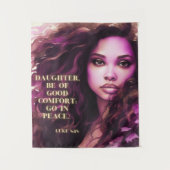 Wees van Goed Comfort Motivatie Woord Wandkleed (Voorkant)