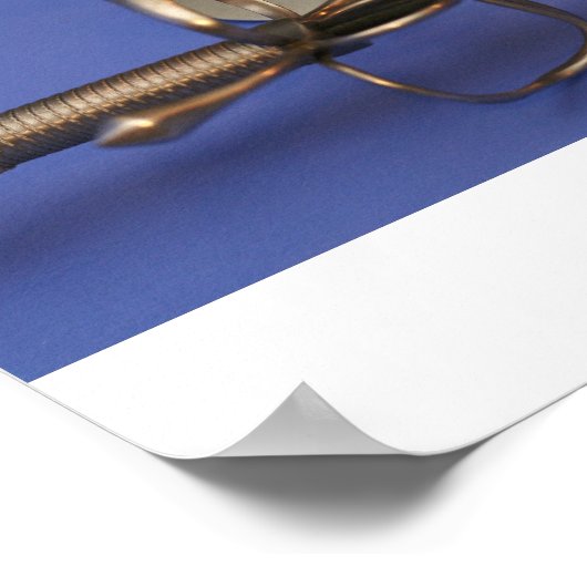 "Wees van goede moed" Poster (Hoek)