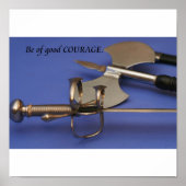 "Wees van goede moed" Poster (Voorkant)