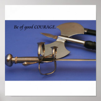 "Wees van goede moed" Poster