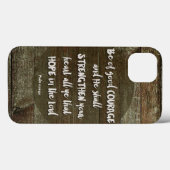 Wees van goede moed - Psalm 31:24 Case-Mate iPhone Case (Achterkant (horizontaal))