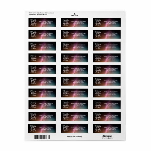 Wees van goede moed - Psalm 31:24 Etiket (Full Sheet)