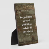 Wees van goede moed - Psalm 31:24 Fotoplaat (Zijkant)