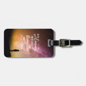 Wees van Goede Moeilijke nacht - Psalm 31:24 Bagag Bagagelabel (Voorkant horizontaal)