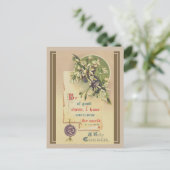 Wees van goede naam feestdagenkaart (Staand voorkant)