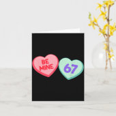 Wees van mij 67 Schattig Valentijnsdag Meme Hart U Kaart (Gele Bloem)