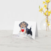 Wees Van Mij Broodje de Beagle Notitiekaart (Gele Bloem)