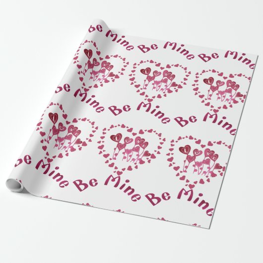 Wees Van Mij Geschenkverpakkings Papier (Uitgerold)