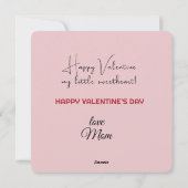 WEES VAN MIJ HART LOLLYPOP VALENTIJN FEESTDAGENKAART (Achterkant)