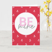 Wees van mij kaart (Gele Bloem)